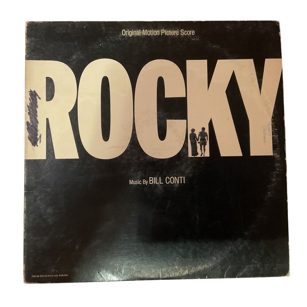 Rocky Original Motion Picture Score Vinyl Record By Bill Conti 1976
